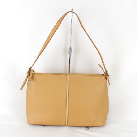 BURBERRY Shoulder bag Leather Brown Women's - Picture 1 of 10